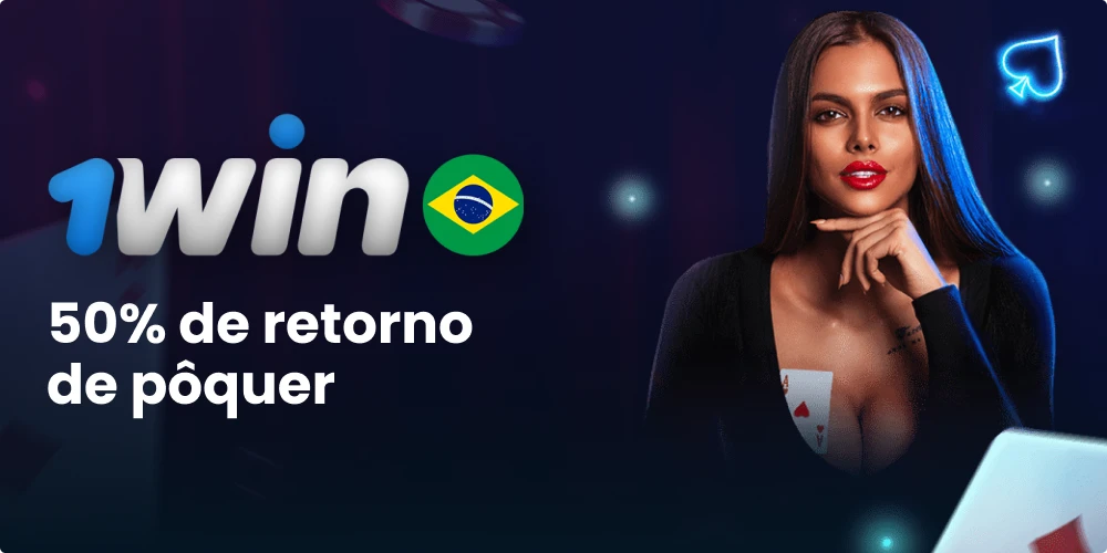 Retornos de póquer no 1win Brasil