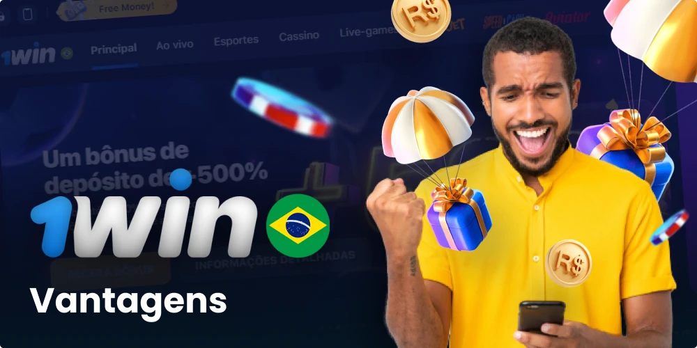 Benefícios de jogar no 1win Brasil