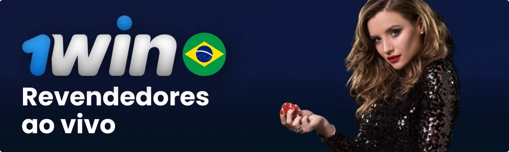 Dealers ao vivo do 1win Brasil