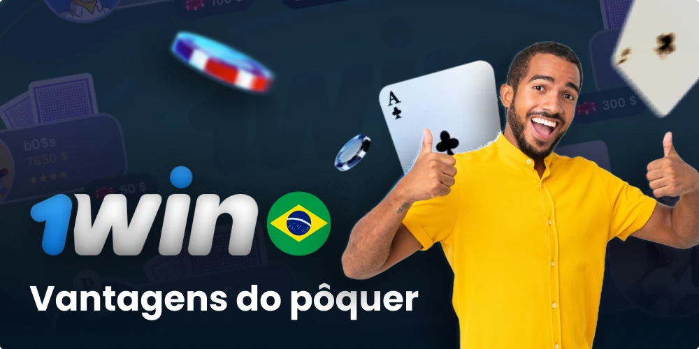 Benefícios do pôquer no 1win Brasil